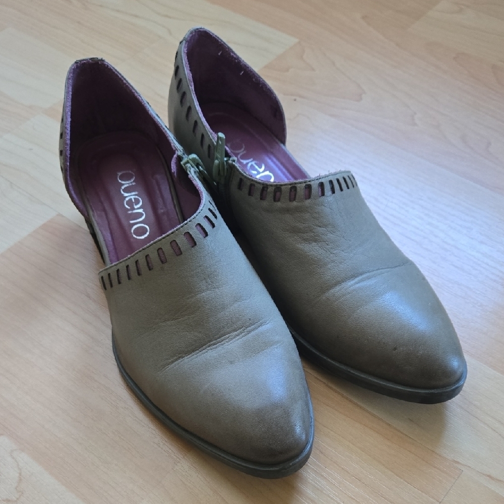 Bueno Women's Tan Leather Loafers, 37, a few marks - Picture 1 of 6